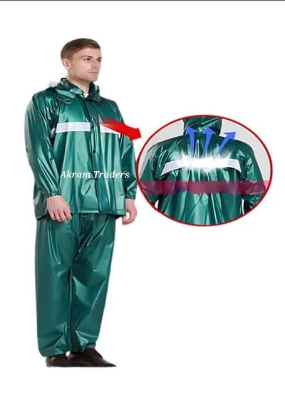 imported rain suit available. . . .