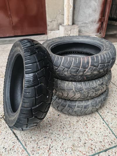 Servis Friction scooter tires 120/70-12 best for Mehran, FX , Alto