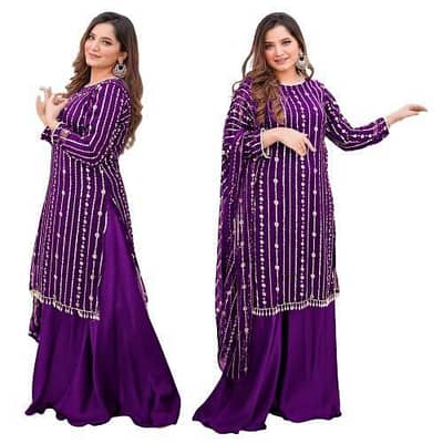 women's unstitched 3 Pc suit