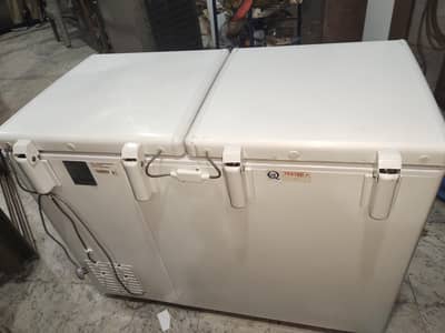2 door deep freezer