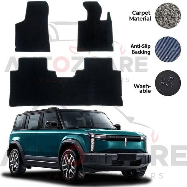 Jaecoo J6 Genuine Fitting Carpet Floor Mat 3PCS - Model 2025