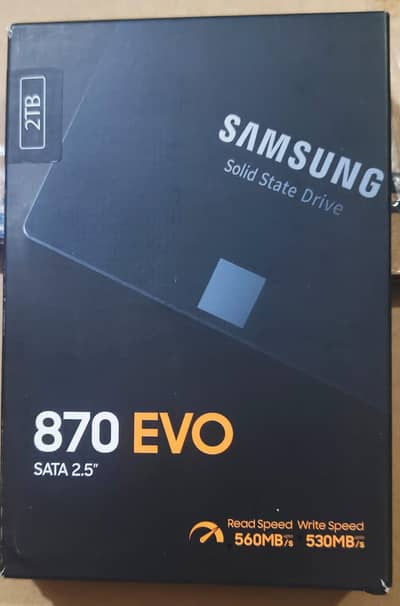 Samsung 2TB 870 EVO SATA III 2.5" Internal SSD
