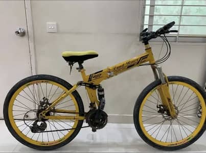 Foldable bicycle