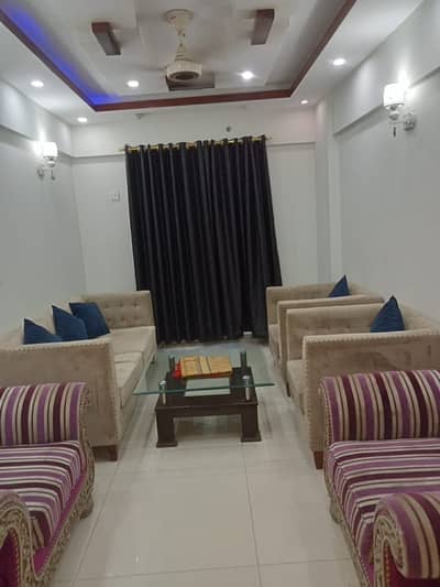 EXCELLENT 950 SQ FT FULLY FURNISHED APARTMENT FOR RENT IN PRIME DHA PHASE 6