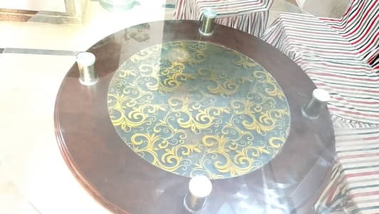 Elegant 6-Chair Dining Set, Like New Condition