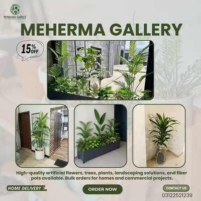 Artifical Flower - Artifical Plants - Decoration Tree - Pots - Plants