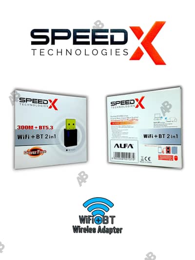 WiFi + Bluetooth 2 in 1 Adapter with free CD of Driver