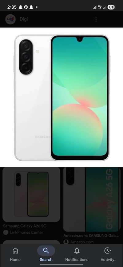 Samsung A26 5 G 8/256