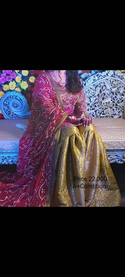 mehndi bridal dress