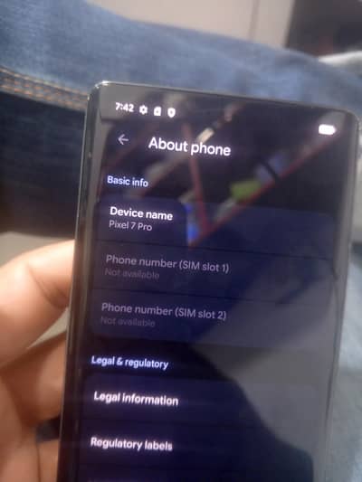 google pixel 7 pro pta 12 /128 gb good condition