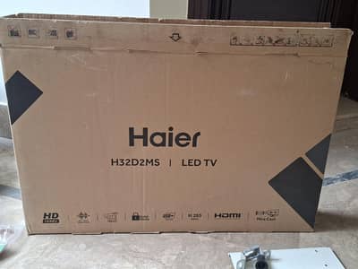 HAIER 32 Inch 1380 Pixel HD LED TV | HDMI | PC | Mobile Cast