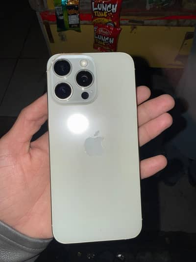 15 Pro Max JV 256 Gb white titanium with Box