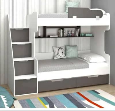 Bunk bed | Kid wooden bunker bed | Baby bed | Double bed | Triple bed