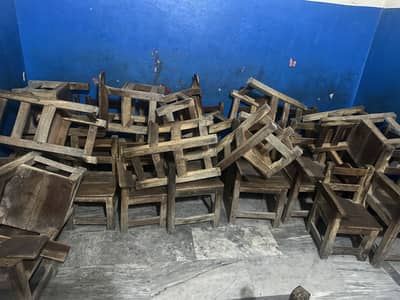 Old School Chairs for Sale – Good Condition