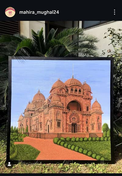 Architectural painting (original) By Mahirahafeez