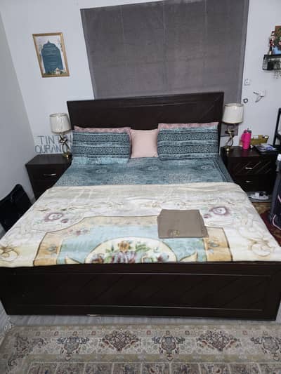 Wooden Double bed set