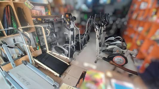 Imported manual treadmill Exercise cycle Elliptical machine spin bike