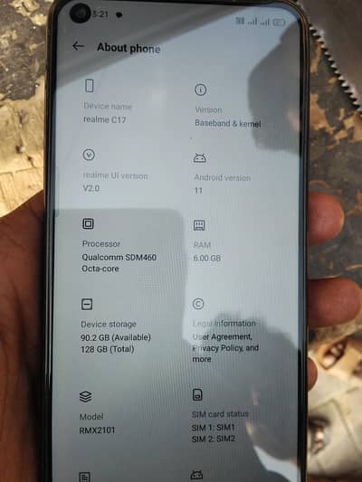 redmi C17 sel karne iski RAM memory 6  128