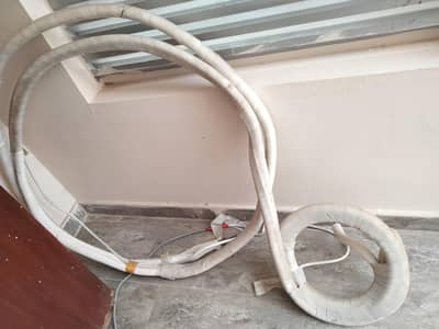 AC pipe silver 20-25 feet for sale