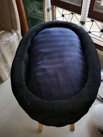 Luxury Black Baby Crib