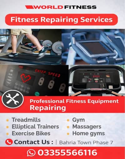 Edit ad Fitness Equipment Repairing Services