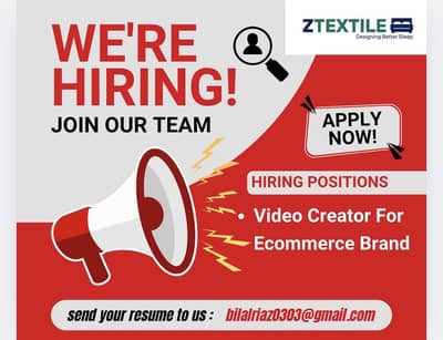 Video Creator Content Creator Required for E Com Brand