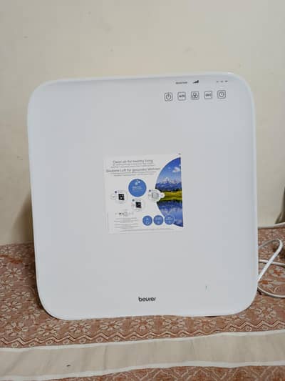 beurer air purifier slightly 1 time used