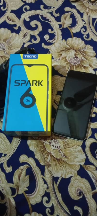 Tecno Spark 6 Go with Box Charger