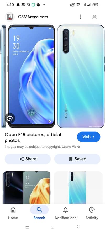 oppo f15 sale 30000k no issues