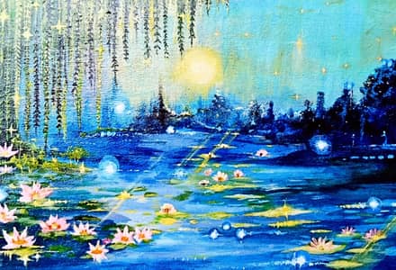 handmade acrylic painting