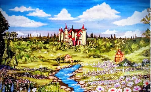 handmade acrylic painting