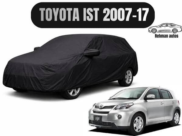 Toyota IST (2007–2017) Double Layer Car Top Cover | Heavy Duty Dust, Sun & Rain Protection | Perfect Fit