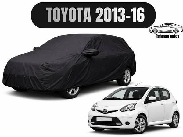 Toyota Aygo (2005–2014) Double Layer Car Top Cover | Heavy Duty Dust, Sun & Rain Protection | Perfect Fit