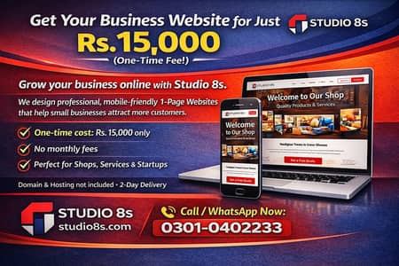 Get Your Business Website for Just Rs. 15,000 (One-Time Fee!)