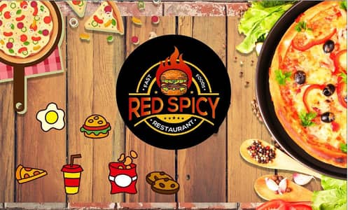 Red spicy fast food