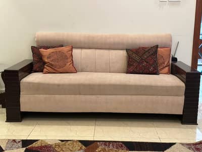 5 seater sofa with centre table