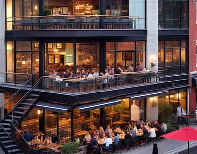 Ready to Move F-6 Main Road 4500 Sqft Restaurant Space Available for Rent Indoor First Floor 2300 sqft outdoor 2000 sqft