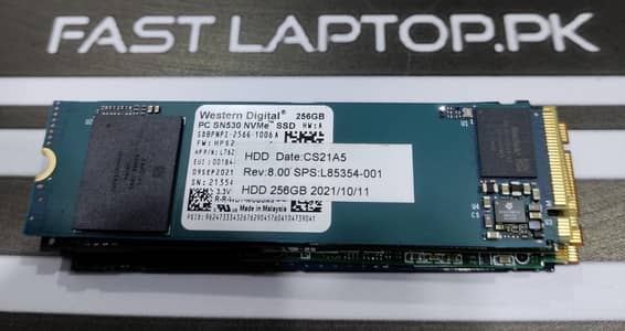 256GB Nvme/m. 2 laptop storage