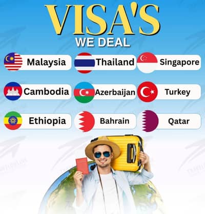 Visit Visa Services Available – Malaysia, Thailand, Singapore, Turkey