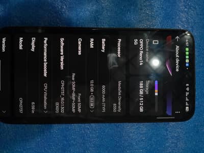 oppo reno 14 12 512