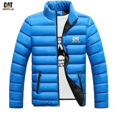 Cross Border Winter Men's Stand Up Collar Cotton Jacket Zipper