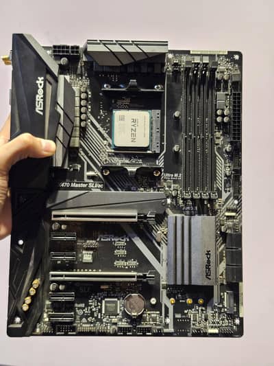 asrock x470 Master sli /Ac wifi supported with ryzen 5 2400g