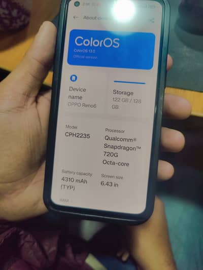 OPPO RENO 6 10/9 (EXCHANGE POSSIBLE)