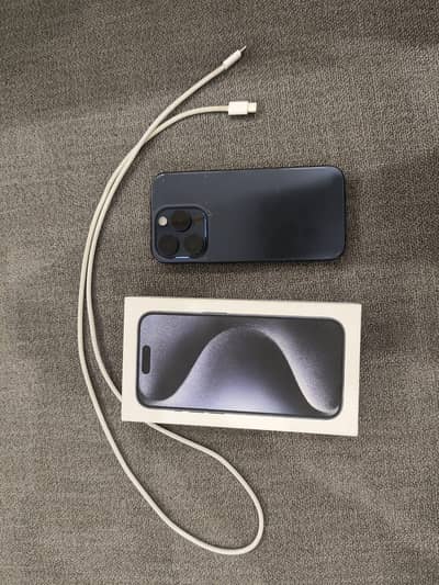 Apple iPhone 15 Pro – 128GB Blue Titanium (Non-PTA)- first hand use -