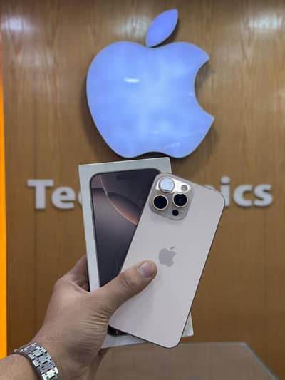 IPHONE 16 PRO MAX PTA 256GB 100 HEALTH WITH BOX