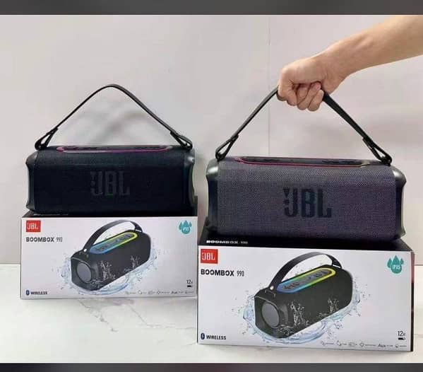 JBL Boom 990 Portable Bluetooth Speaker – Black
