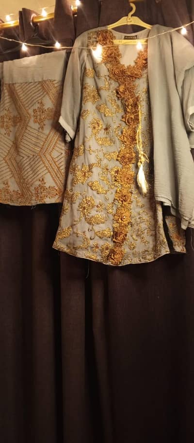 Short Frock in chiffon fabric