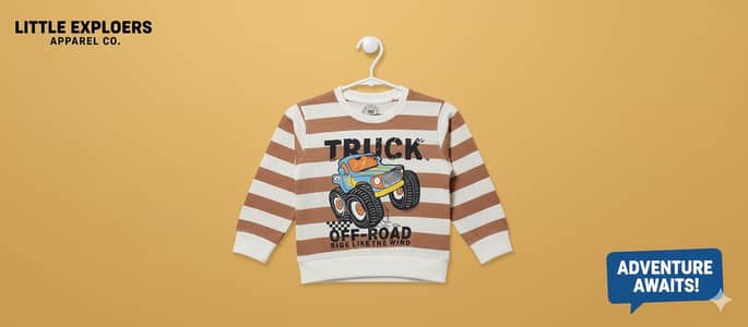 Boys Truck Print Sweatshirt – Wholesale