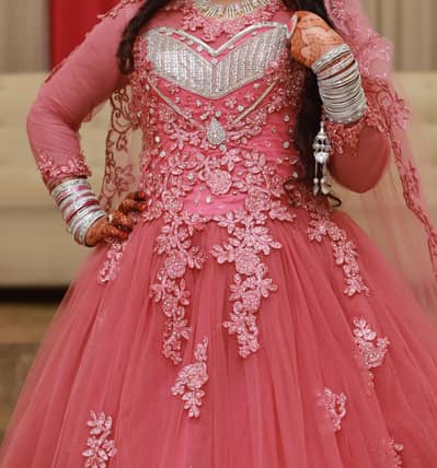 Barbie frock for bridal.