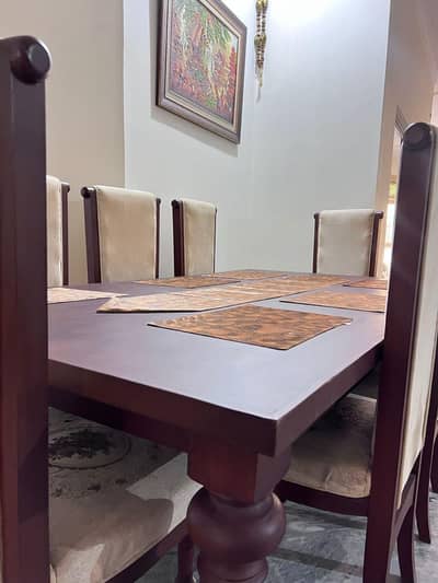 Eight chairs Dining table